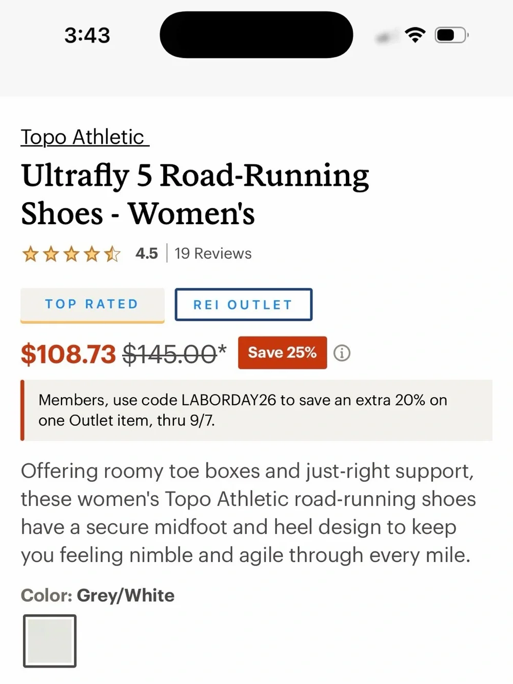 Topo women’s ultra